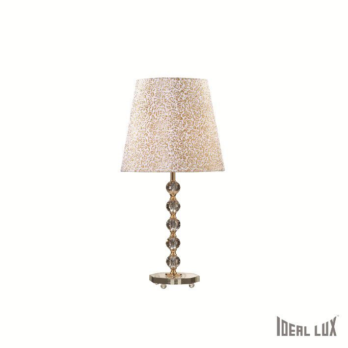 stolní lampa Ideal lux Queen TL1 077758 1x60W E27  - romantická elegance - Dekolamp s.r.o.