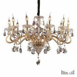 závěsné svítidlo lustr Ideal lux Negresco SP10 087771 10x40W E14  - dekorativní luxus