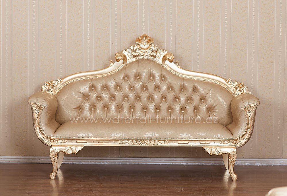 Zlaté sofa Gold leaf - Waterfall® designový nábytek