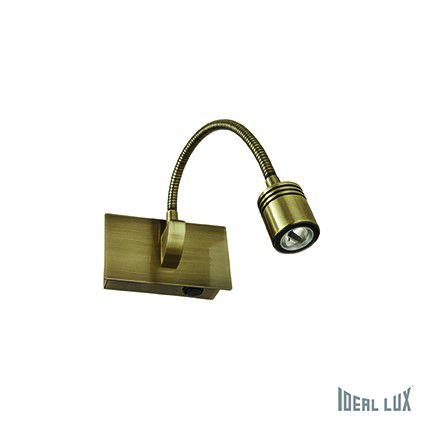 LED nástěnné svítidlo Ideal lux Dynamo AP1 121352 1x3W  - bronz - Dekolamp s.r.o.