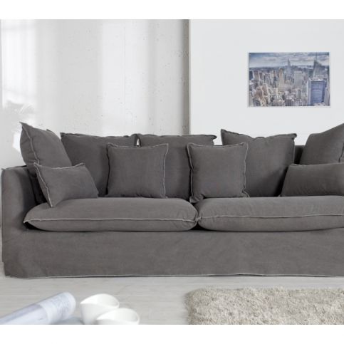 INV Sofa-pohovka  Welington, kamenná šeď - Design4life