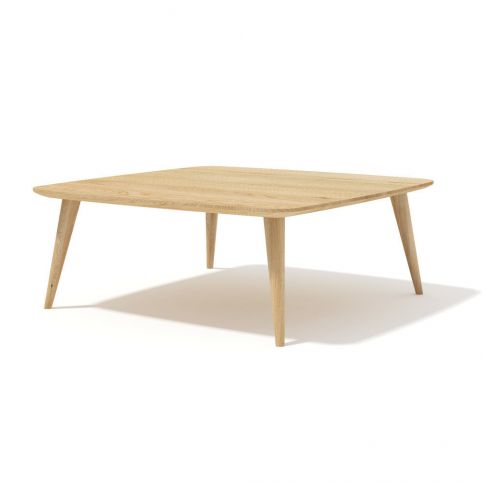 Čtvercový konferenční stolek z masivního dubového dřeva Javorina, 90 cm - Bonami.cz