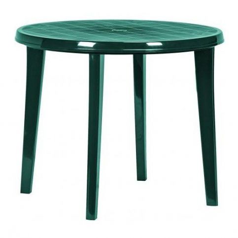 OEM R06607 Zahradní plastový stůl LISA 90 cm zelená - T-zboží.cz