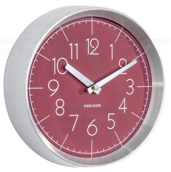 Designové nástěnné hodiny 5637RD Karlsson 22cm - FORLIVING