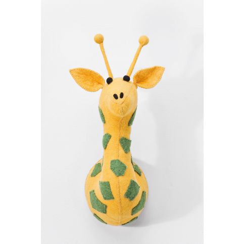 Nástěnná dekorace Felt Giraffe Head - KARE