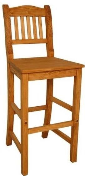 Unis Barová dřevěná židle Dona 00538 - ATAN Nábytek