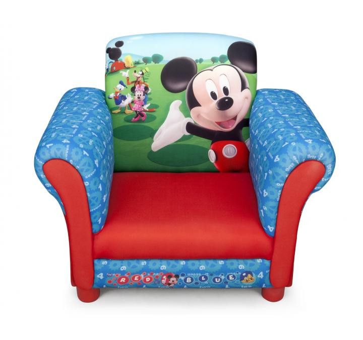 Forclaire Disney dětské čalouněné křesílko Mickey Mouse - ATAN Nábytek