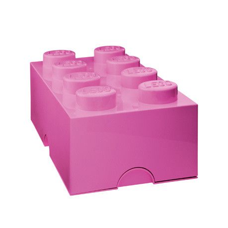 Tmavě růžový úložný box LEGO® - Bonami.cz