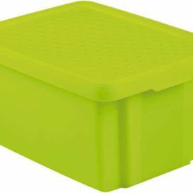 CURVER Úložný box s víkem 16L - zelený