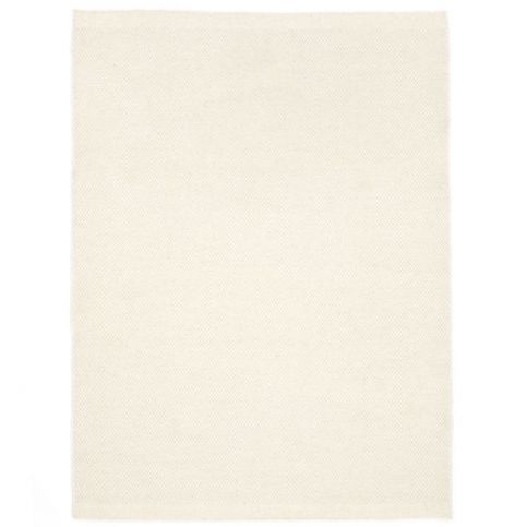 Bílý ručně tkaný vlněný koberec Linie Design Dilli, 70 x 140 cm - Bonami.cz