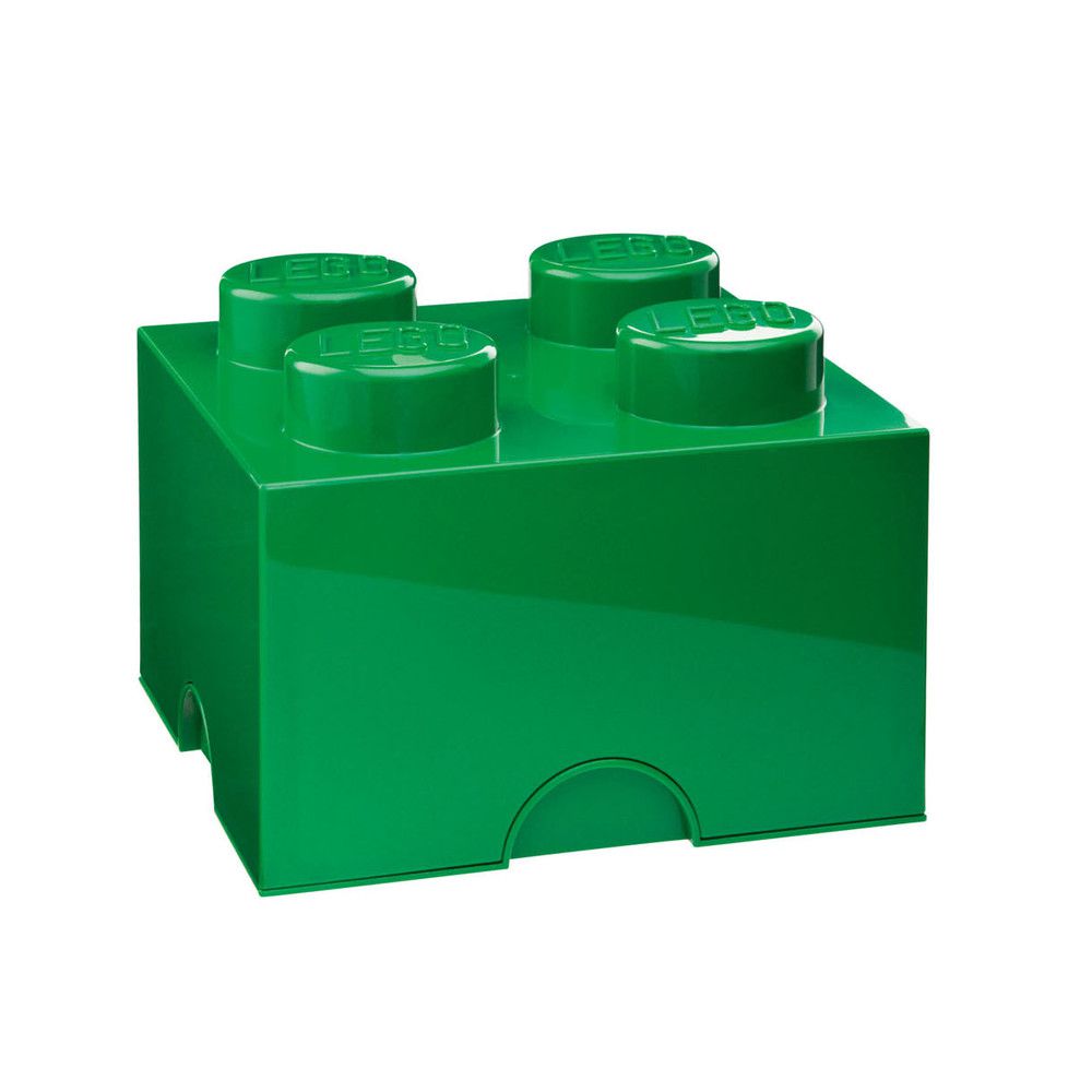 Zelený úložný box čtverec LEGO® - Bonami.cz