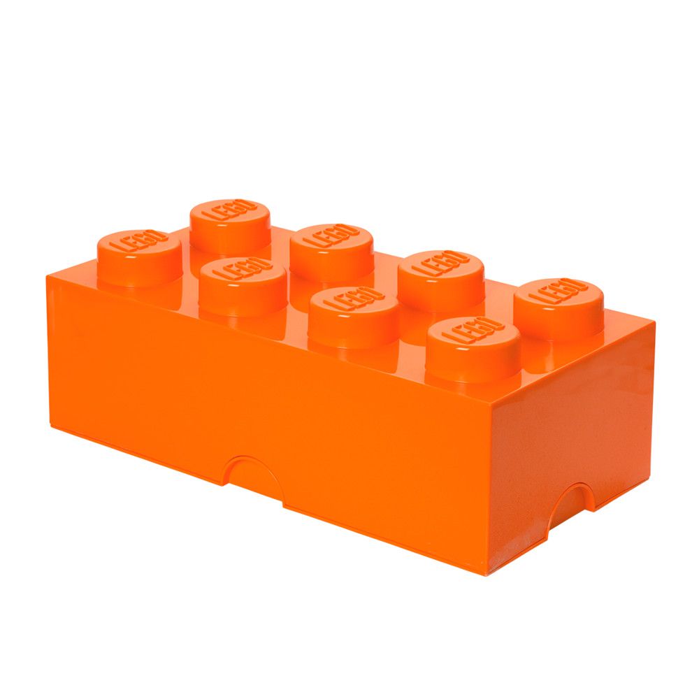 Oranžový úložný box LEGO® - Bonami.cz