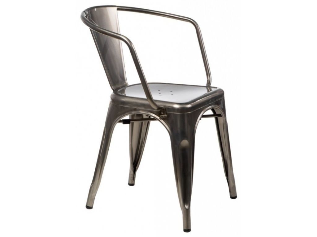 Jídelní židle Paris Arms inspirovaná Tolix kovová  - 96design.cz
