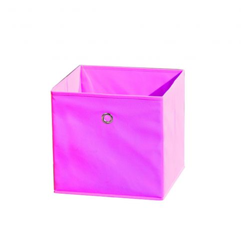 Idea Winny - textilní box, růžový-DOPRODEJ - Nejlevnejsinabytek.cz