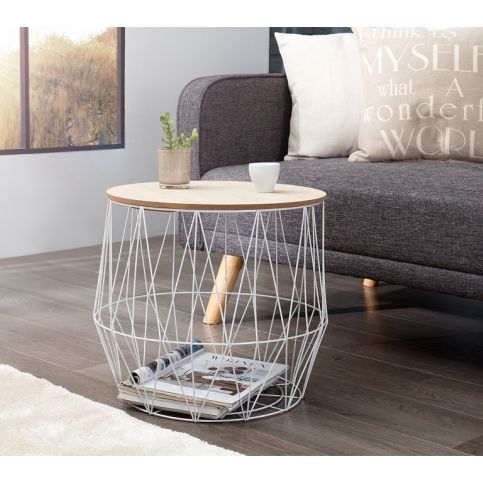 INV Konferenční stolek SENSE 50cm bílý - Design4life