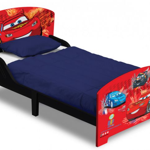 Forclaire Dětská dřevěná postel Cars - ATAN Nábytek