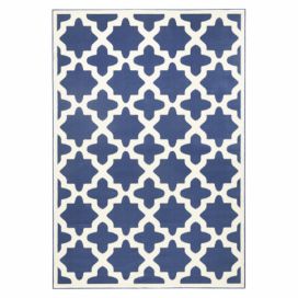 Modro-bílý koberec Zala Living Noble, 70 x 140 cm Bonami.cz