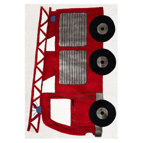 Dětský koberec Happy Rugs Fireman Truck, 120 x 180 cm - Bonami.cz