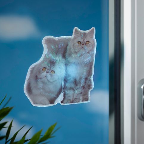 Dekorace na okno \'Kočky - Velký Košík