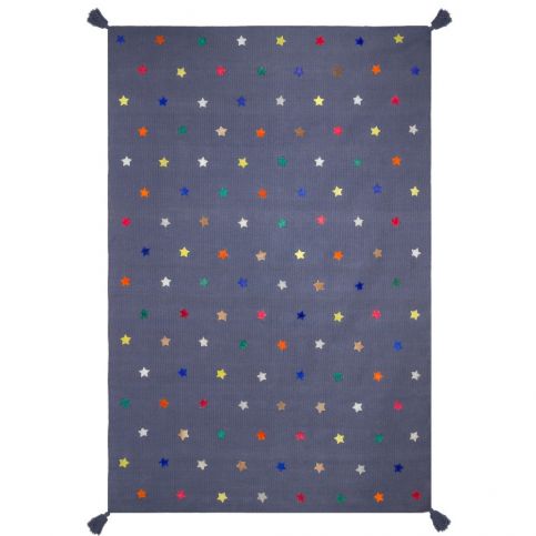 Modrý koberec Art For Kids Stars, 140 x 200 cm - Bonami.cz