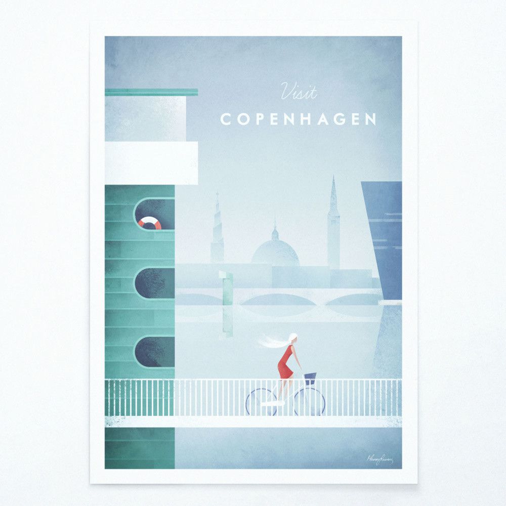 Plakát Travelposter Copenhagen, 50 x 70 cm - Bonami.cz