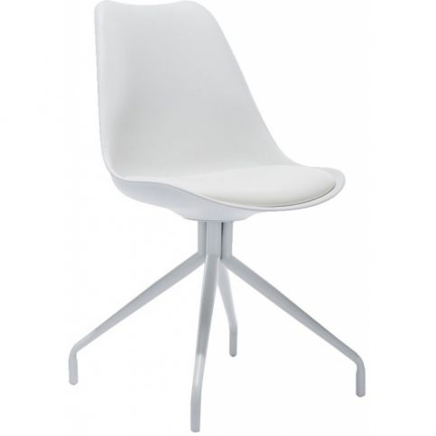 Designová židle Hella, bílá csv:181146168 DMQ - Designovynabytek.cz