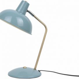 Designovynabytek.cz: Světle modrá stolní lampa Leitmotiv Hood