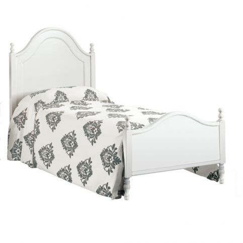 Bílá dřevěná jednolůžková postel Castagnetti Venezia, 90 x 200 cm - Bonami.cz