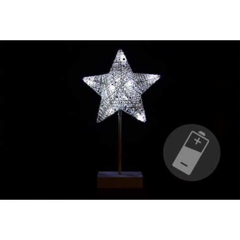 Nexos 33204 Vánoční dekorace - hvězda - 40 cm 10 LED - Kokiskashop.cz