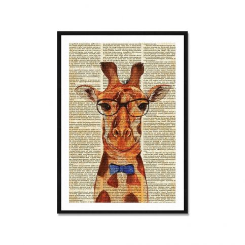 Obraz Really Nice Things Newspaper Giraffe, 40 x 60 cm - Bonami.cz