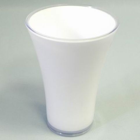 Plastová váza Fizzy 35cm Barva: bílá - Veselá Žena.cz
