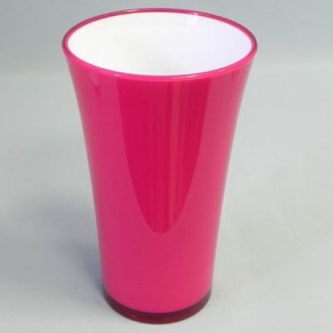 Plastová váza Fizzy 35cm Barva: růžová - Veselá Žena.cz