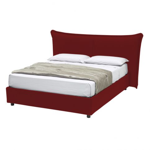 Červená dvoulůžková postel s úložným prostorem 13Casa Dumbo, 160 x 190 cm - Bonami.cz