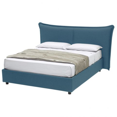 Modrá dvoulůžková postel s úložným prostorem 13Casa Dumbo, 160 x 190 cm - Bonami.cz