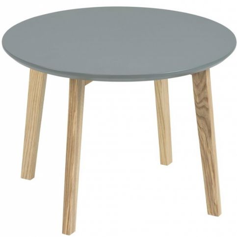 Odkládací stolek Wingle 50 cm, šedá SCHDN0000060337 SCANDI - Designovynabytek.cz