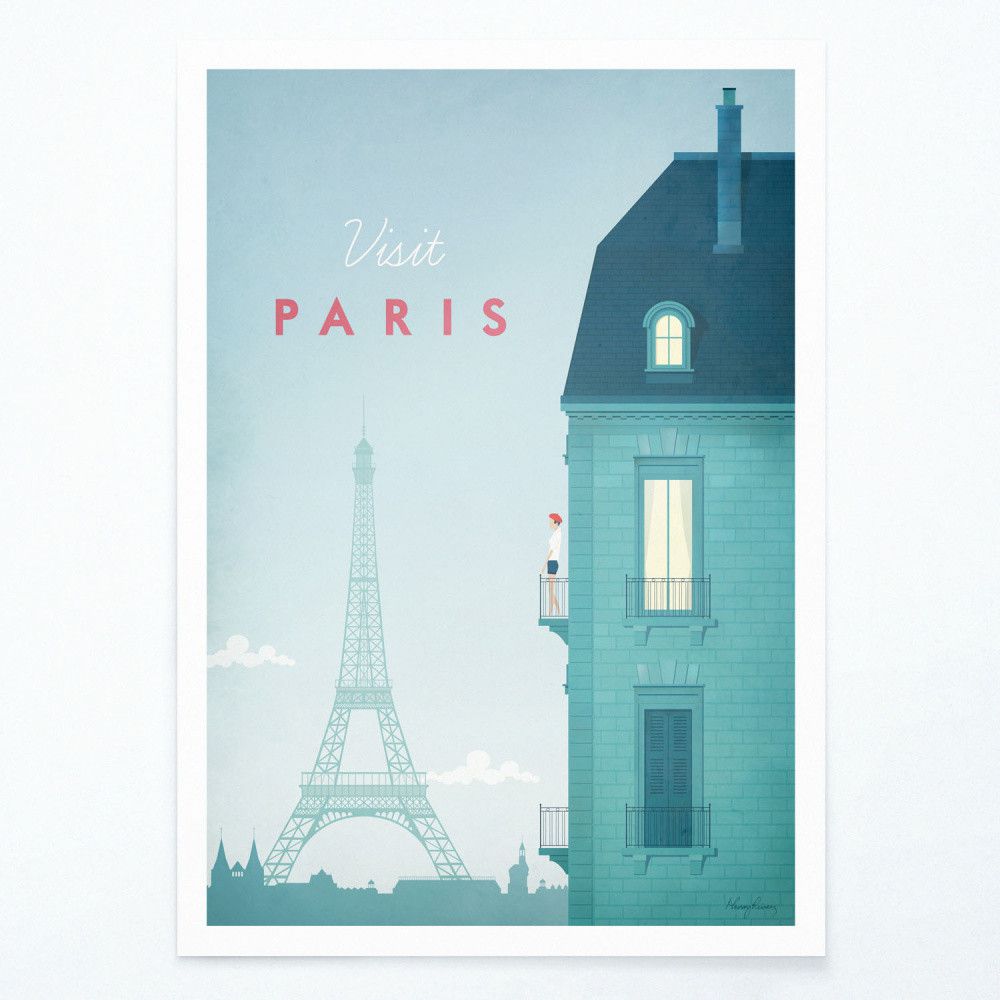 Plakát Travelposter Paris, 30 x 40 cm - Bonami.cz