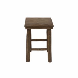 Kulatý odkládací stolek z masivu akácie ø 45 cm Qiano – Light & Living