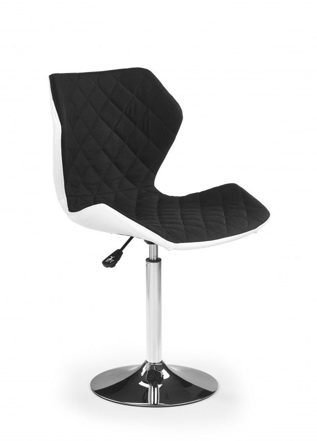 Barová židle Matrix 2, bílo-černá - Houseland.cz