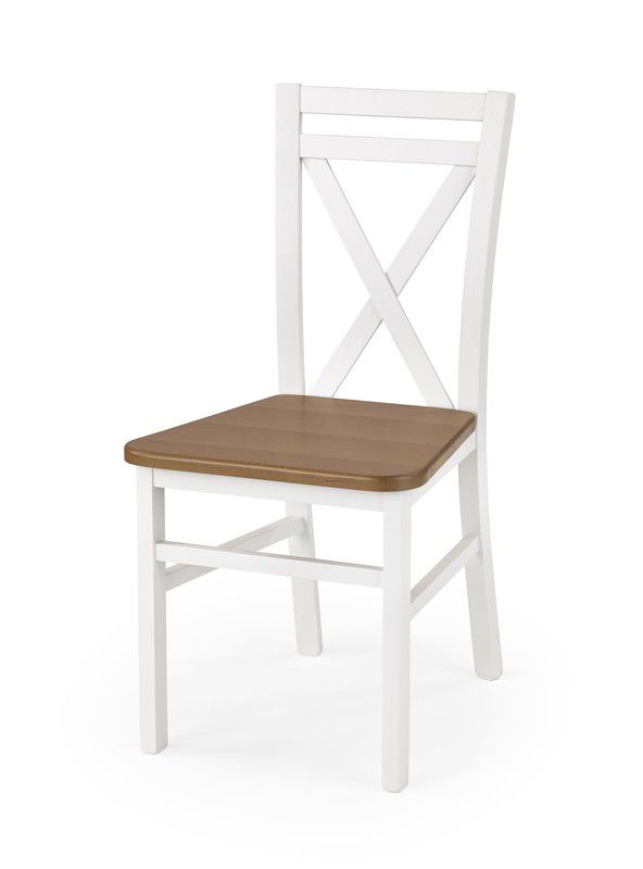 Dřevěná židle DARIUSZ 2 Halmar Olše / bílá - DEKORHOME.CZ
