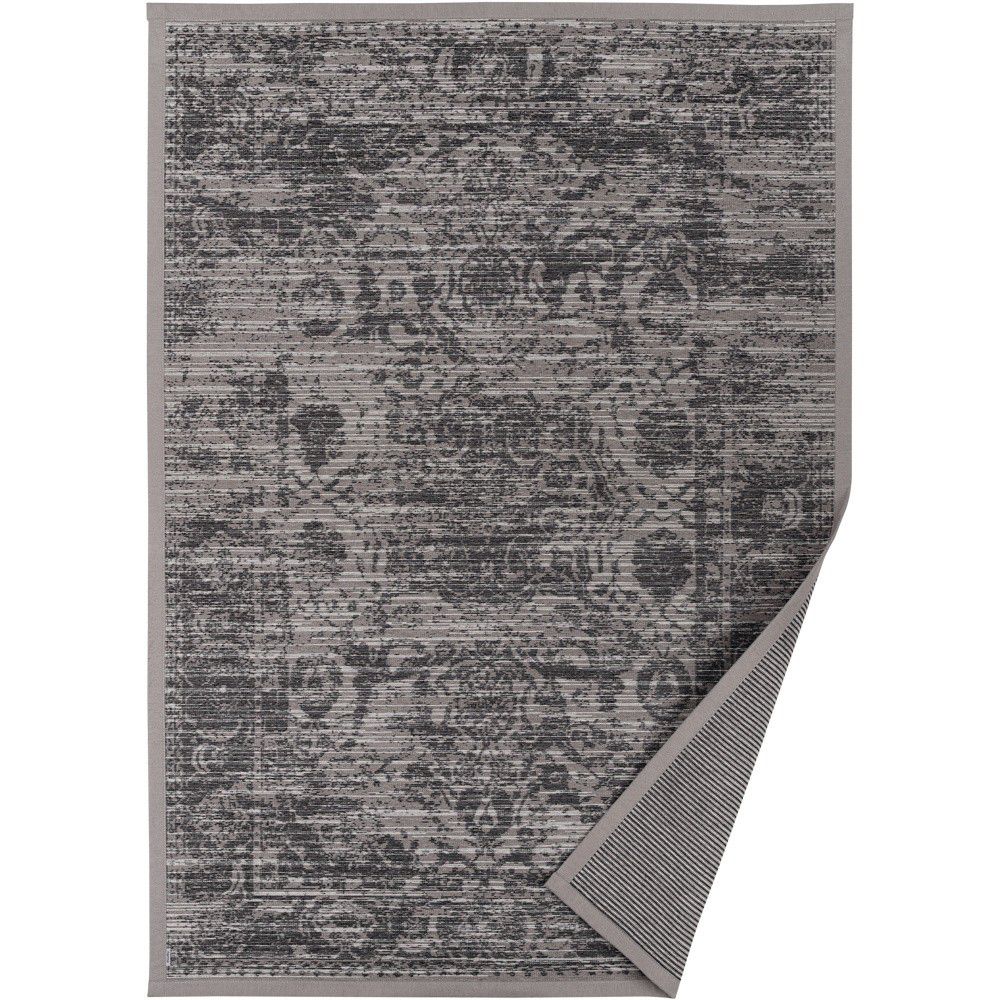 Šedobéžový vzorovaný oboustranný koberec Narma Palmse, 70 x 140 cm - Bonami.cz