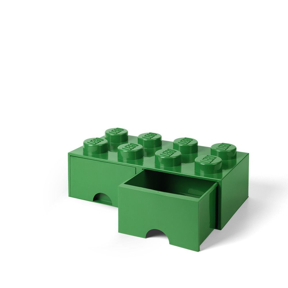 Zelený úložný box se 2 šuplíky LEGO® - Bonami.cz