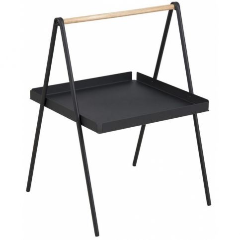 Odkládací stolek Lopes 42x50, černá SCHDN0000070313 SCANDI - Designovynabytek.cz