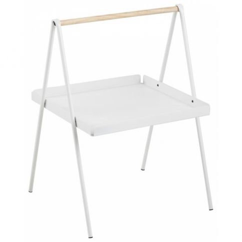 Odkládací stolek Lopes 42x50, bílá SCHDN0000070355 SCANDI - Designovynabytek.cz