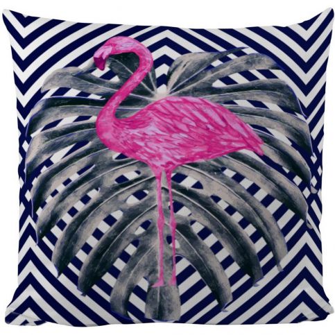 Butter Kings Dekorační polštářek Pink flamingo, 50 x 50 cm - 4home.cz