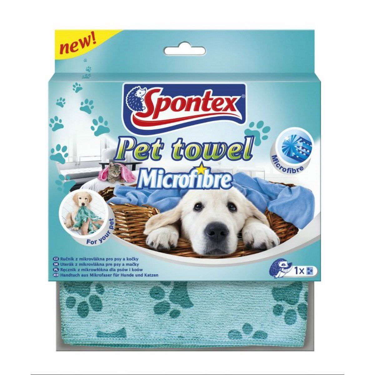 Spontex Pet Towel mikroutěrka - 4home.cz