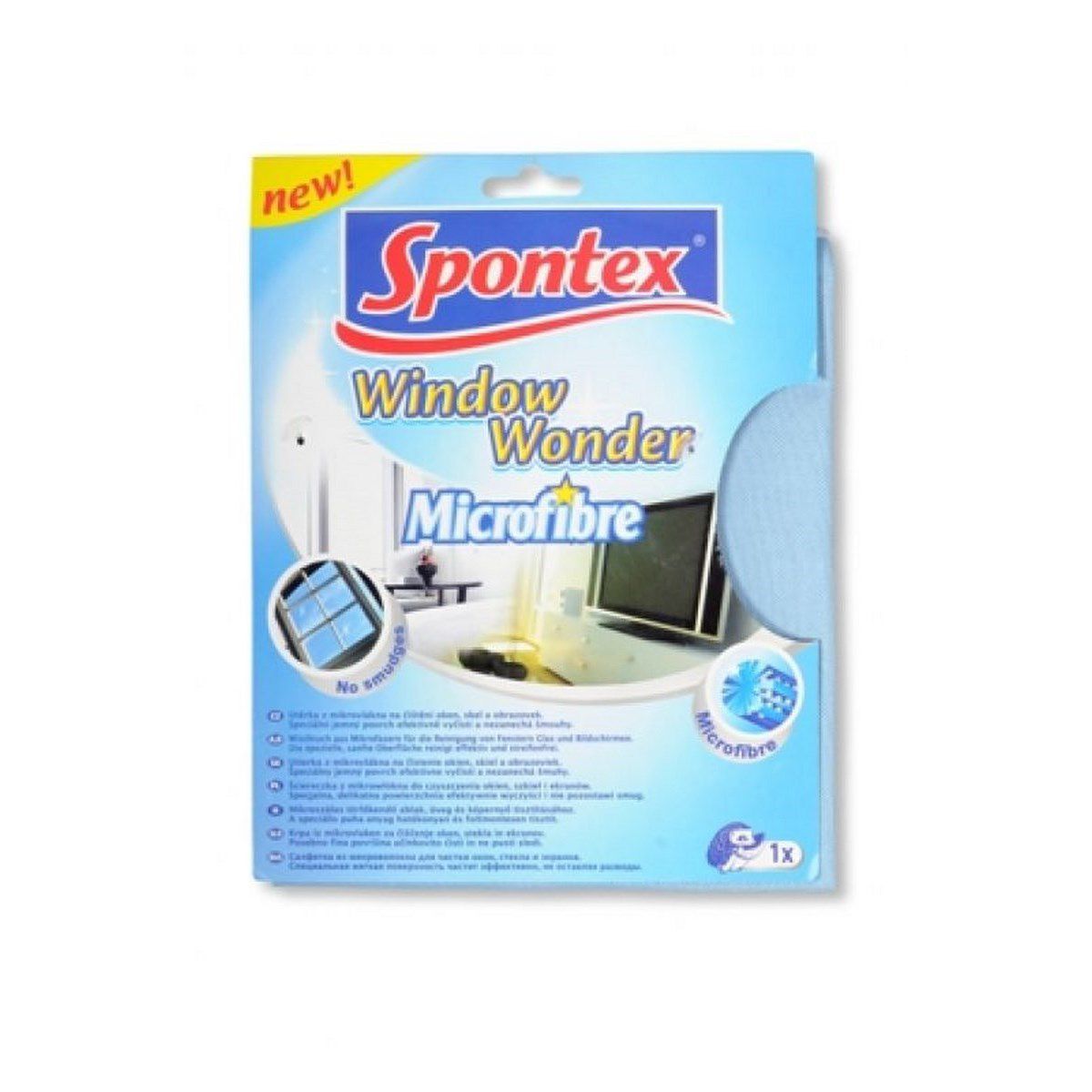 Spontex Window Wonder mikroutěrka na okna - 4home.cz