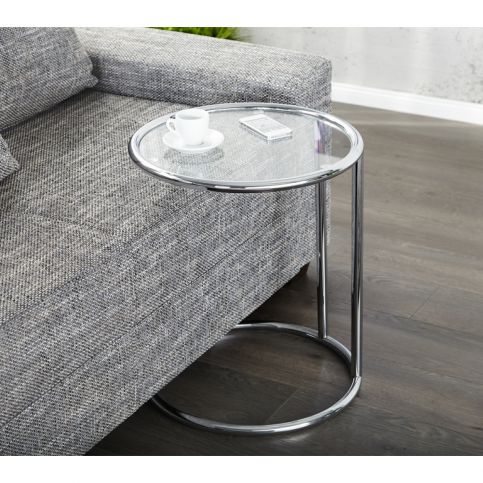 INV Odkládací stolek Focus, stříbrná - Design4life