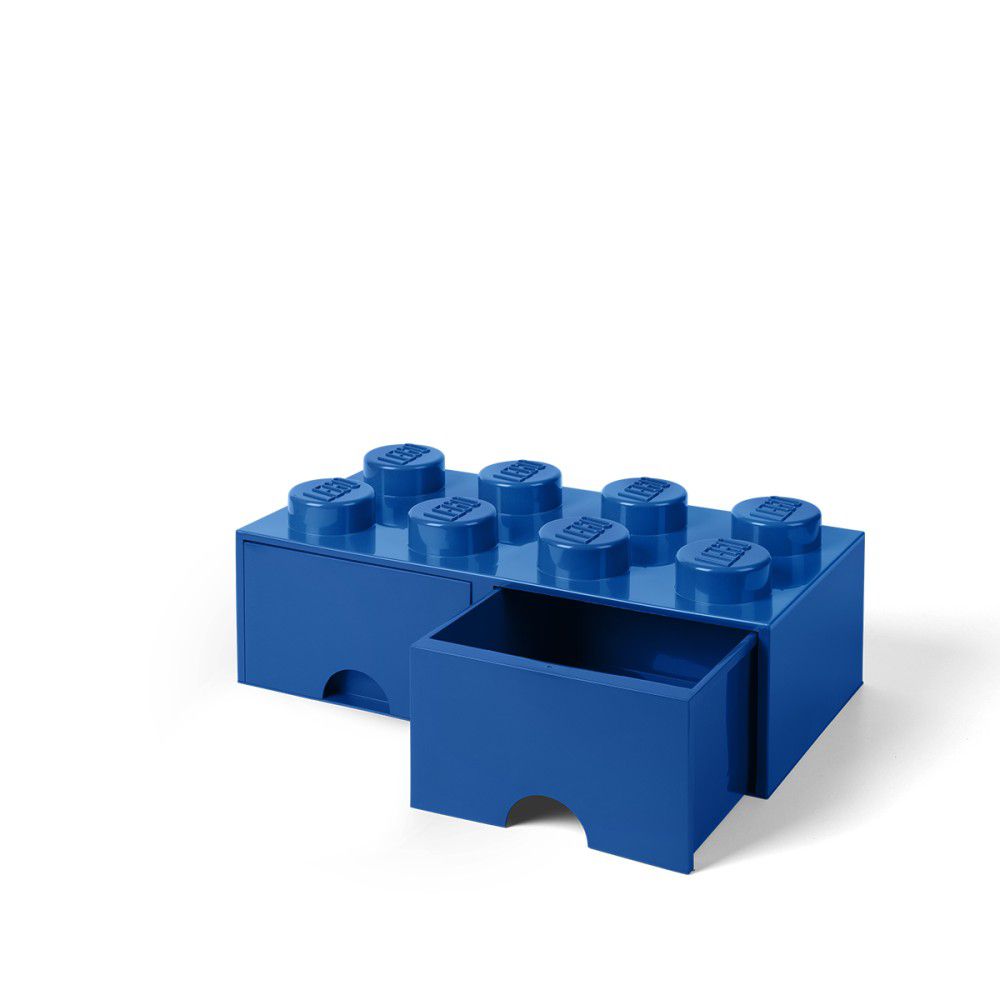 Tmavě modrý úložný box se dvěma šuplíky LEGO® - Bonami.cz