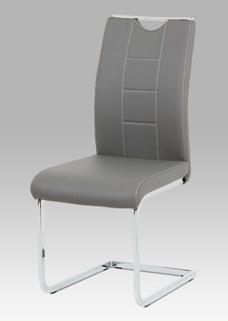 Autronic Jídelní židle DCL-411 GREY - šedá - ATAN Nábytek