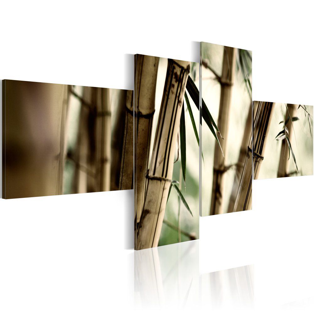 Obraz na plátně Bimago - Bambusová inspirace 100x45 cm - GLIX DECO s.r.o.